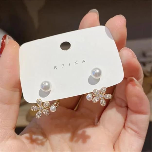 Posh Glimmer As Fresh As Daisy Earrings