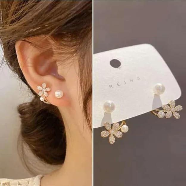 Posh Glimmer As Fresh As Daisy Earrings