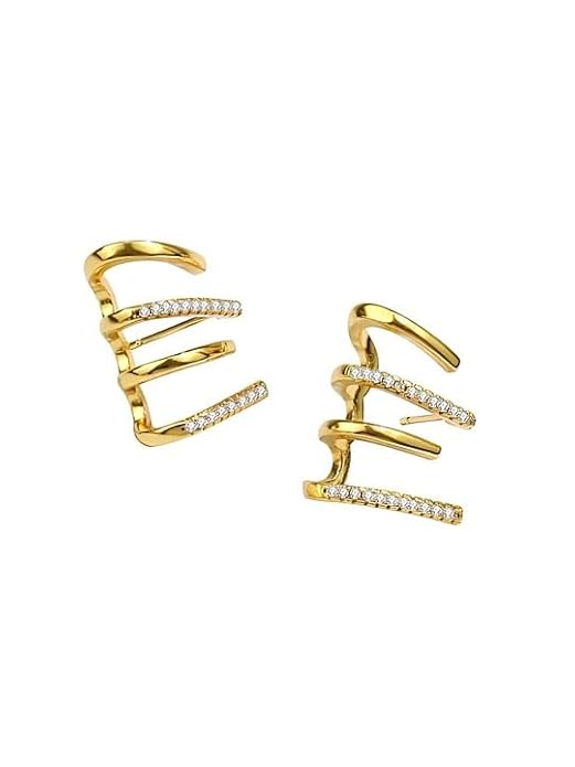 Posh Glimmer Bling Blogger Stud Earrings