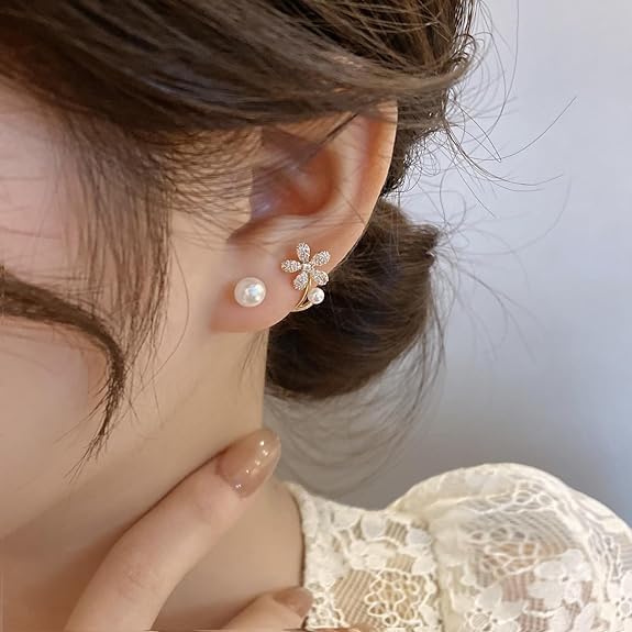 Posh Glimmer As Fresh As Daisy Earrings