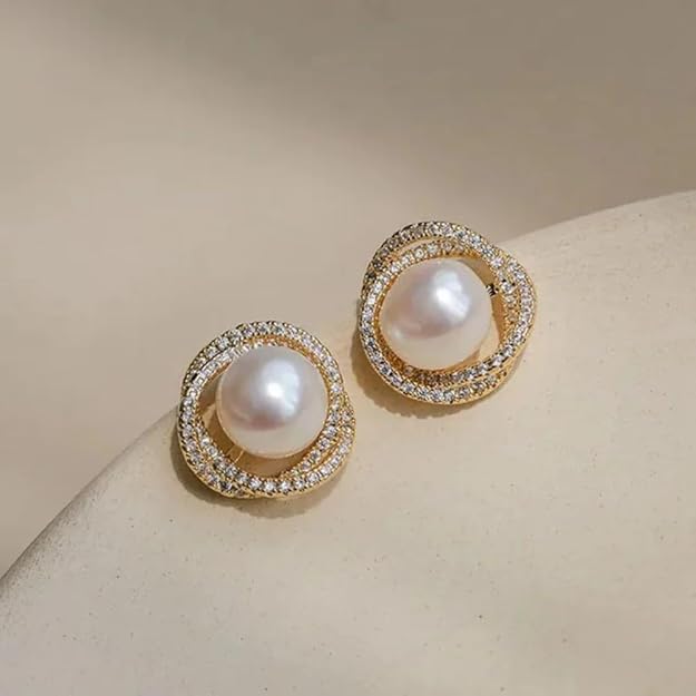 Posh Glimmer Pearlfect Drop Earrings