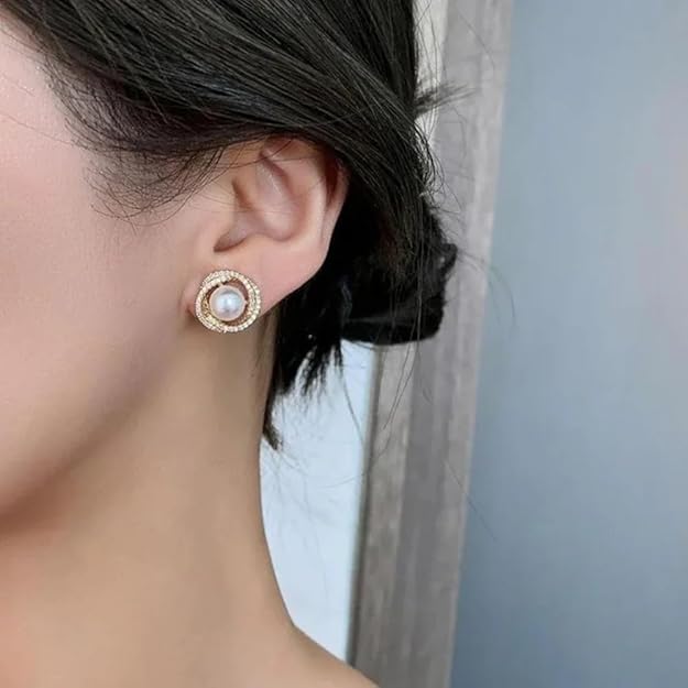 Posh Glimmer Pearlfect Drop Earrings