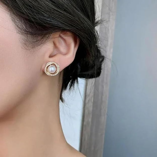 Posh Glimmer Pearlfect Drop Earrings
