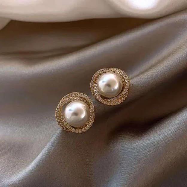 Posh Glimmer Pearlfect Drop Earrings